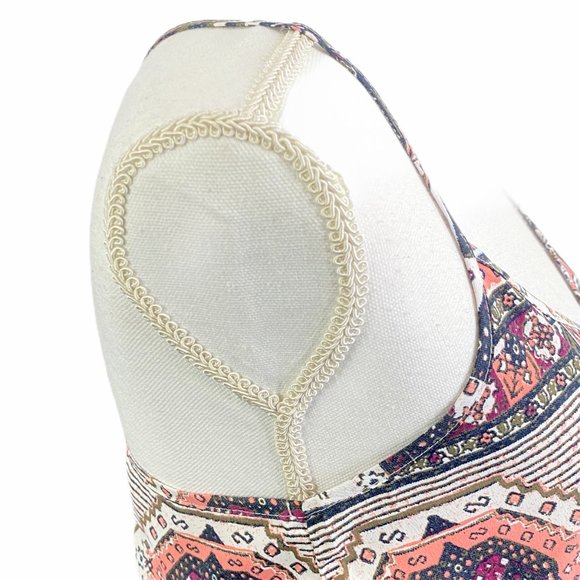 Hollister Boho Printed Cross Back Tank Top - Picture 3 of 9